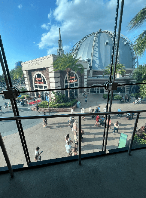 View from Coca Cola Store